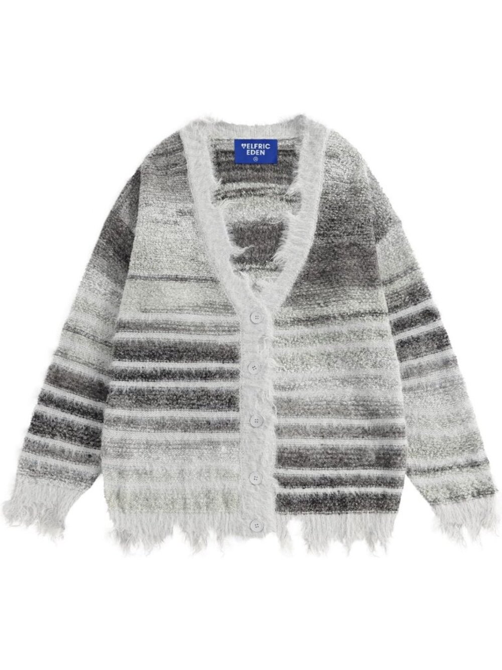 Casual Open Front Knit Cardigan Sweater, Y2K Pinstripe Fashion Layering Piece